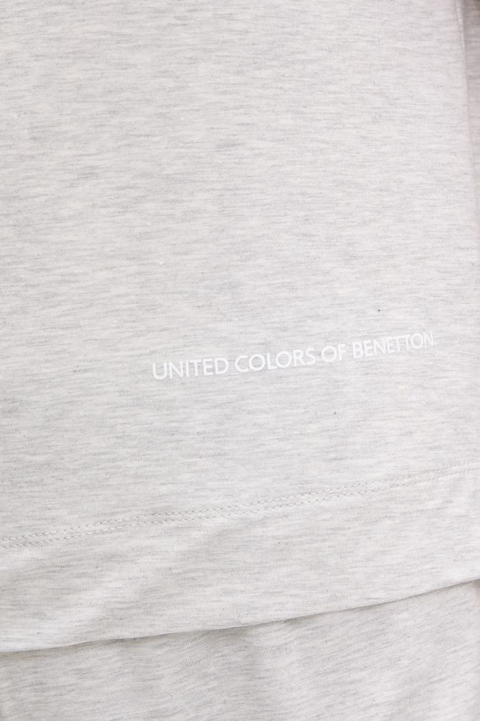 United Colors of Benetton t-shirt piżamowy 36MX3M07A szary