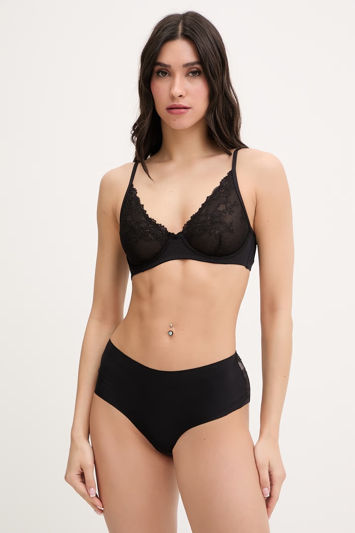 United Colors of Benetton κιλότα Γυναικεία 3LEG1S02I μαύρο SS26