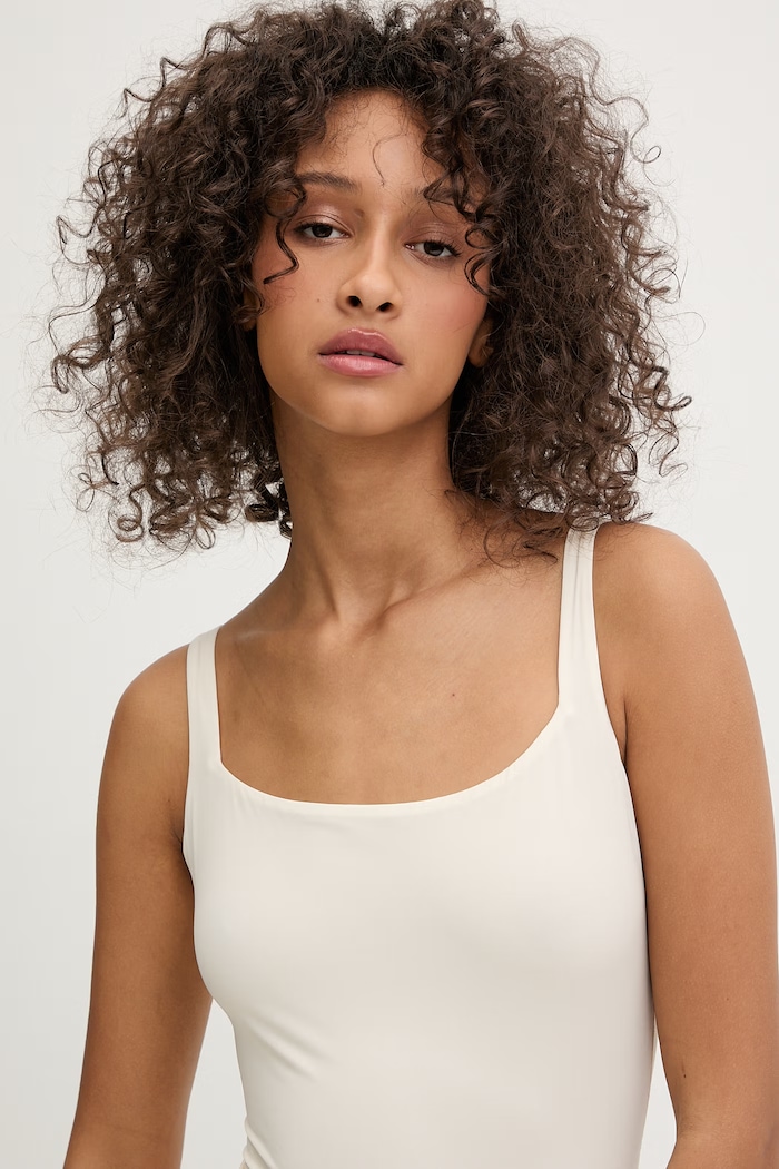 Oblečenie United Colors of Benetton body dámske 30GJ1B004 béžová