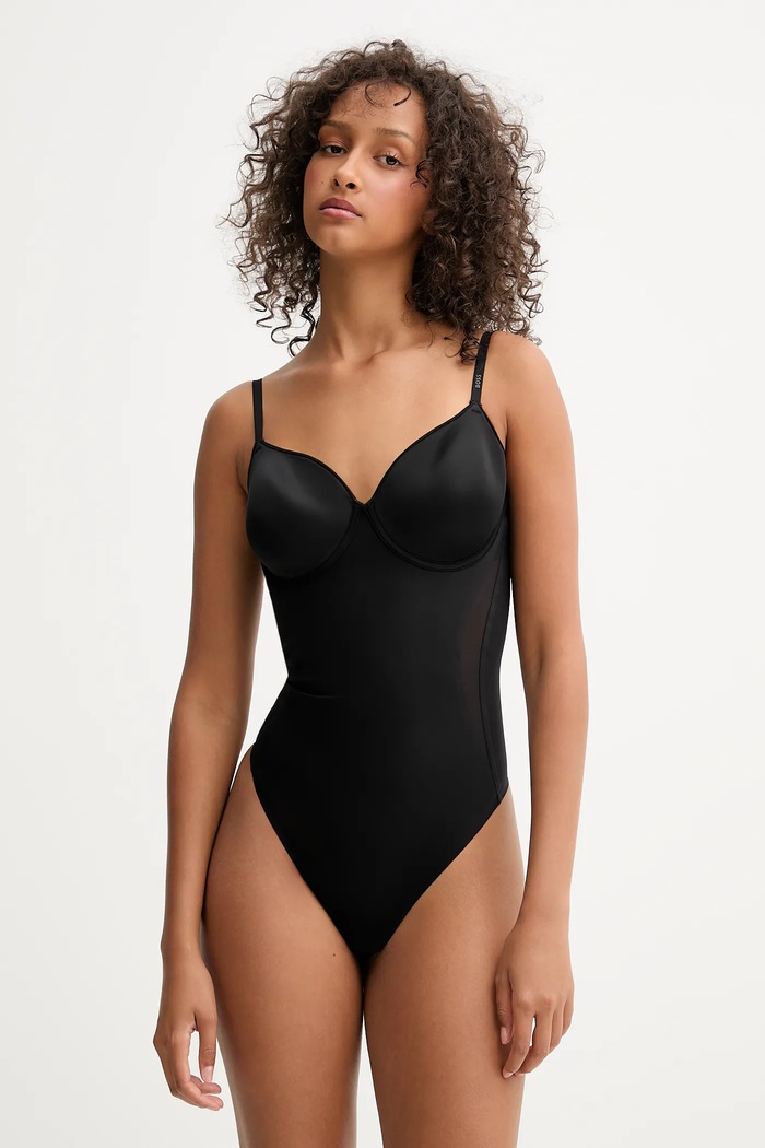 Боді BOSS BODYSUIT B.BODY трикотаж чорний 50535810