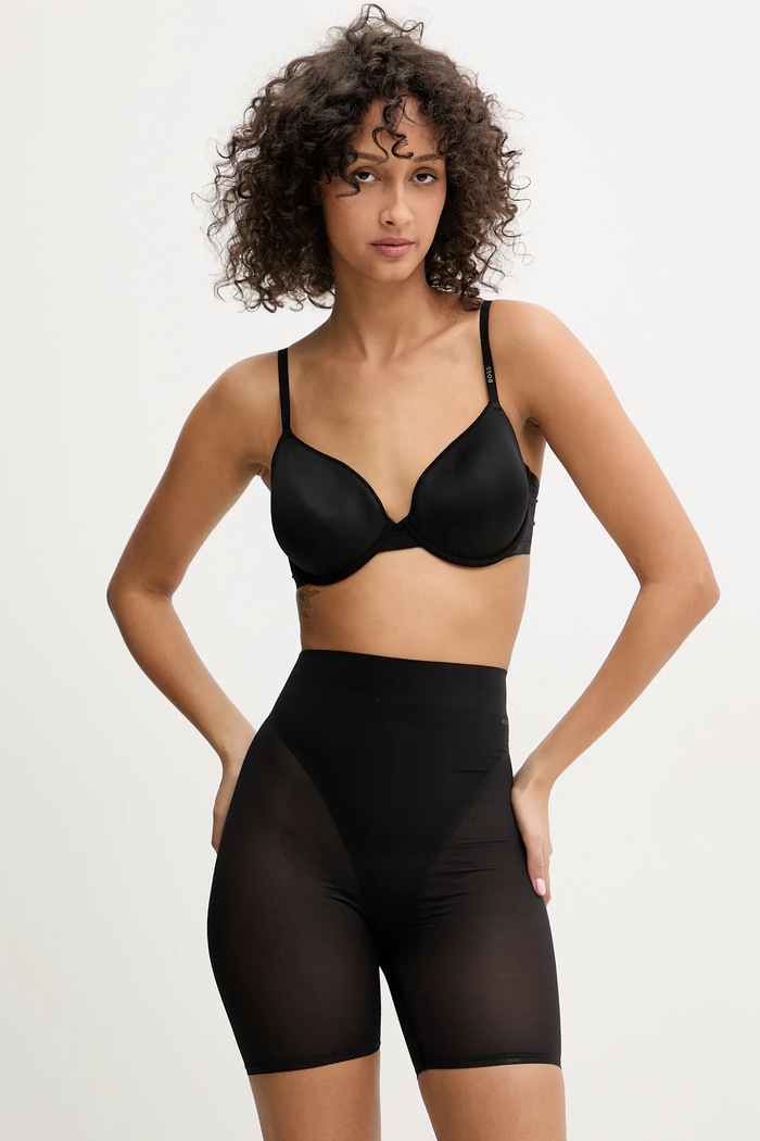 Бюстгальтер BOSS PADDED DEMI B.BODY 50535822 чорний AW25