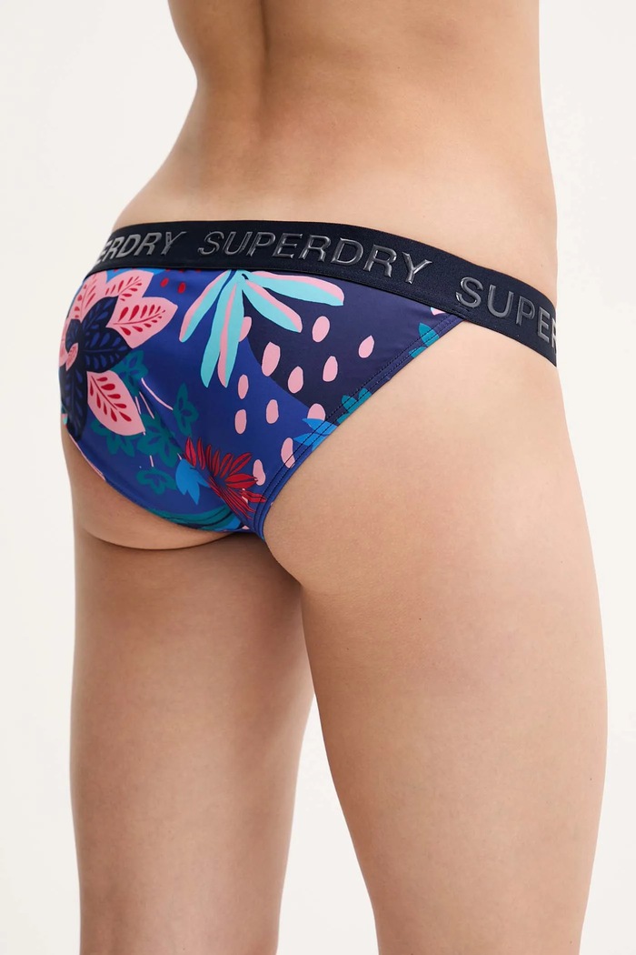Μαγιό σλιπ μπικίνι Superdry W3010425A.E8D σκούρο μπλε SS25