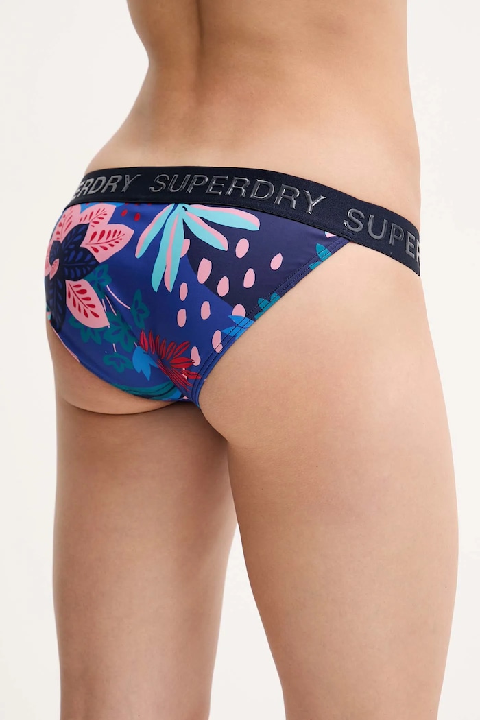 Μαγιό σλιπ μπικίνι Superdry W3010425A.E8D σκούρο μπλε SS25