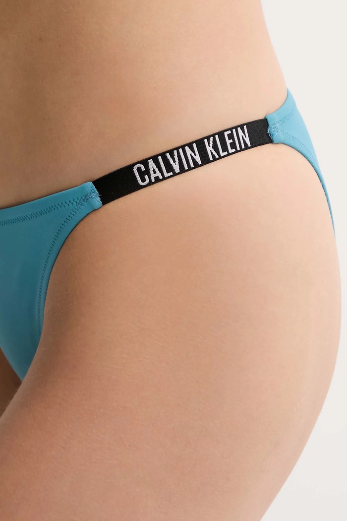 Oblečenie Brazílske plavkové nohavičky Calvin Klein KW0KW02891 tyrkysová