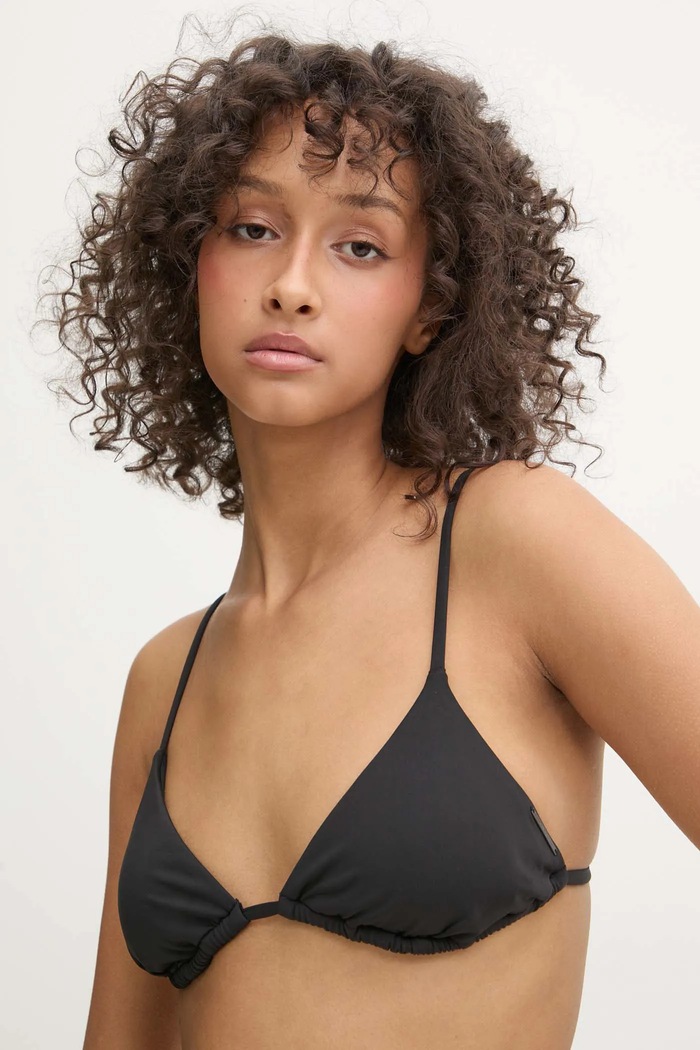 Plavková podprsenka Calvin Klein vrchní černá KW0KW02697
