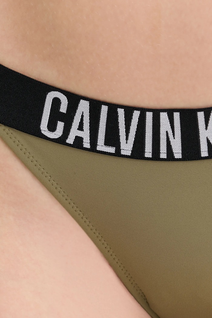Brazílske plavkové nohavičky Calvin Klein zelená KW0KW02857