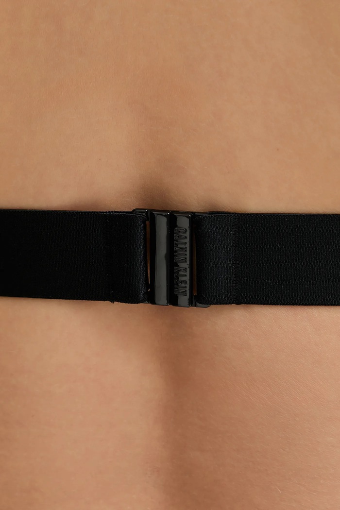 Calvin Klein biustonosz kąpielowy KW0KW02854 zielony