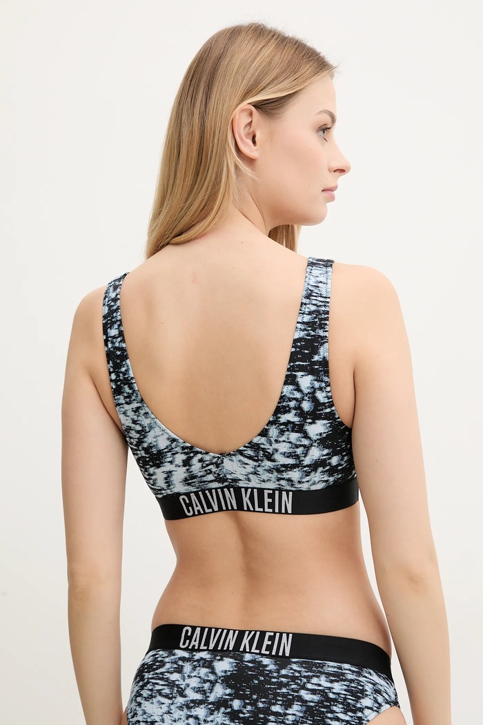 Oblečenie Plavková podprsenka Calvin Klein KW0KW02745 čierna