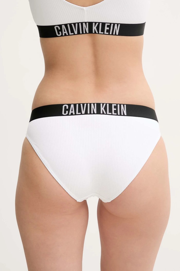 Plavkové nohavičky Calvin Klein KW0KW02752 biela SS25