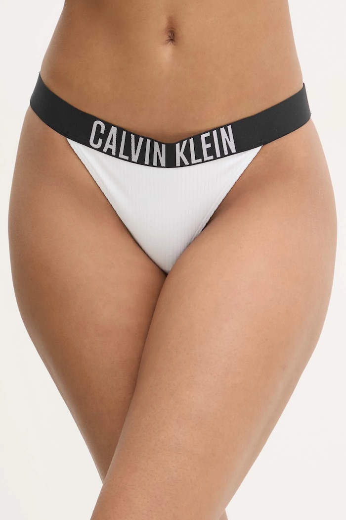 Plavkové kalhotky Calvin Klein spodní bílá KW0KW02753