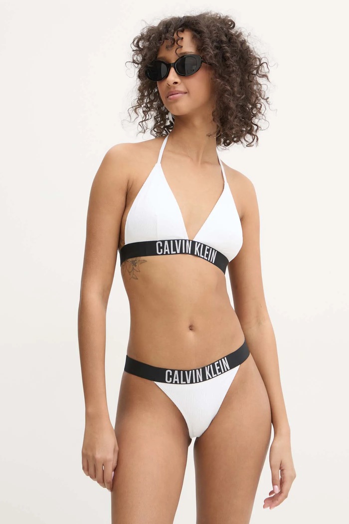 Oblečení Plavkové kalhotky Calvin Klein KW0KW02753 bílá