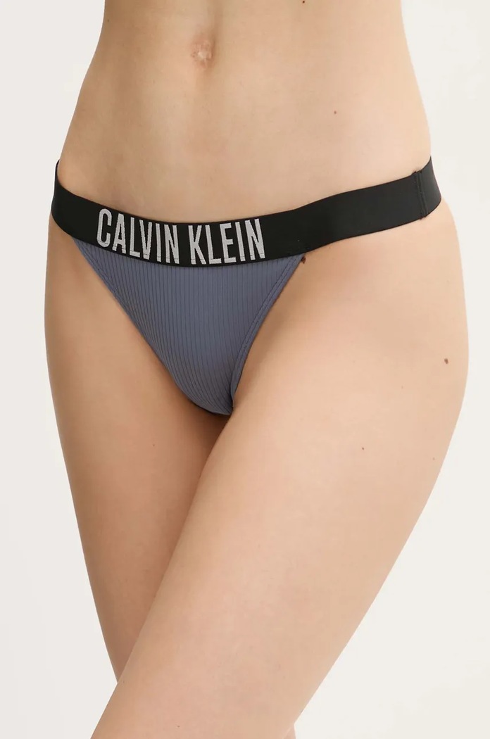 Brazílske plavkové nohavičky Calvin Klein spodný modrá KW0KW02753