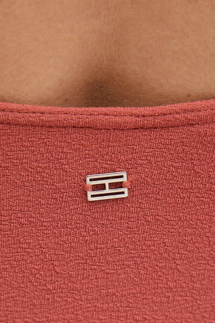 Tommy Hilfiger jednoczęściowy strój kąpielowy pomarańczowy UW0UW05851