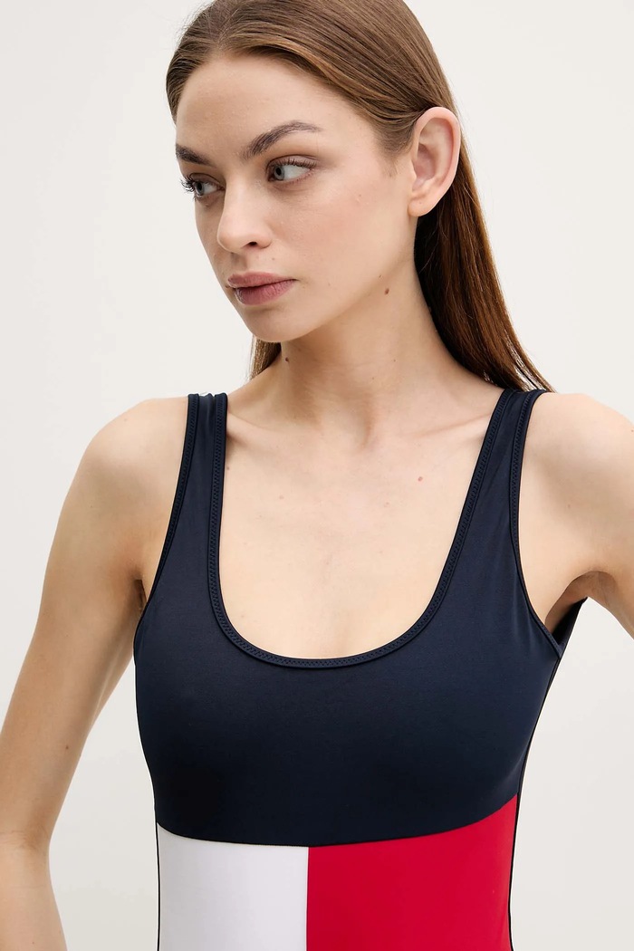 Ρούχα Ολόσωμο μαγιό Tommy Hilfiger UW0UW05853 σκούρο μπλε