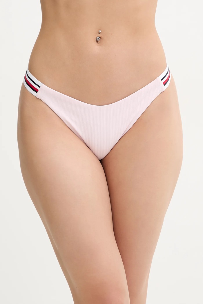 Brazílske plavkové nohavičky Tommy Hilfiger spodný ružová UW0UW05828