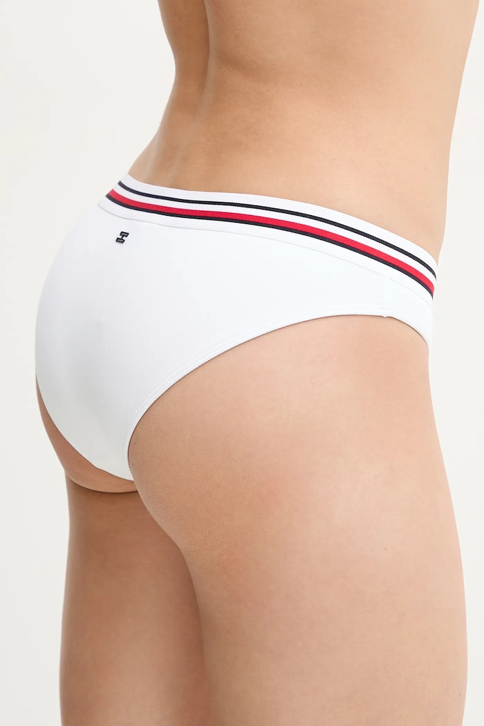 Μαγιό σλιπ μπικίνι Tommy Hilfiger UW0UW05830 λευκό SS25