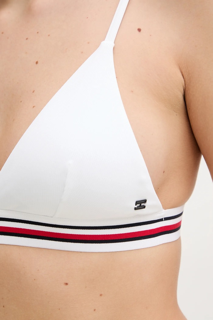 Tommy Hilfiger top bikini bianco UW0UW05805