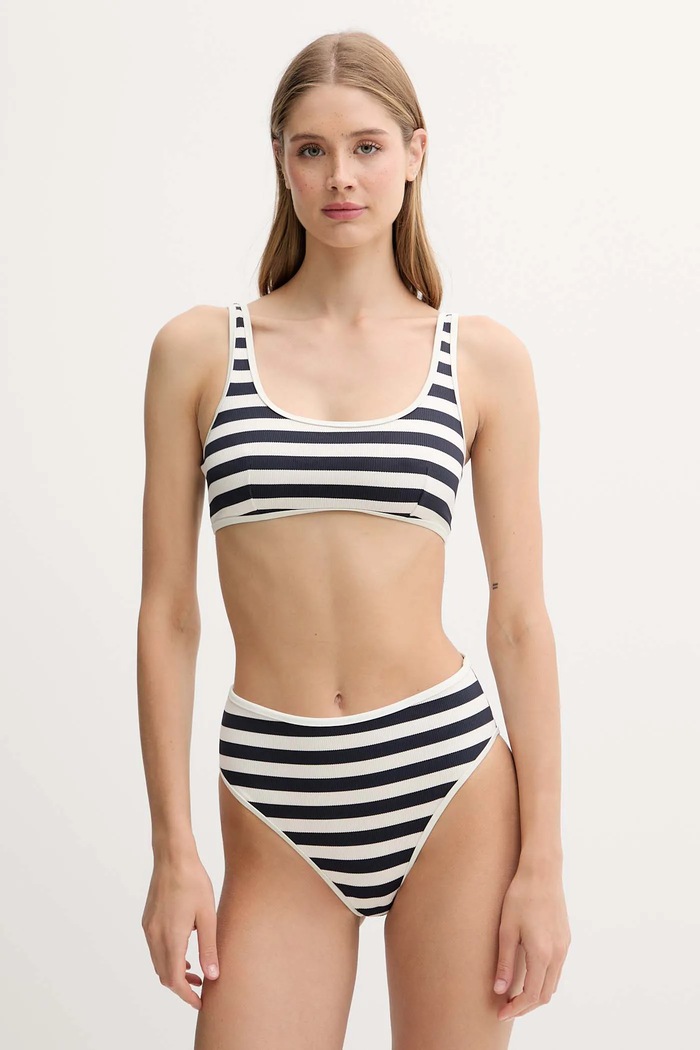 Kupaći grudnjak Tommy Hilfiger UW0UW05807 mornarsko plava SS25