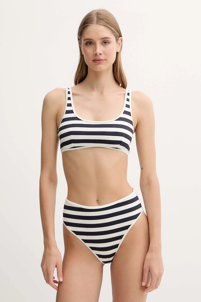 Kupaći grudnjak Tommy Hilfiger UW0UW05807 mornarsko plava SS25