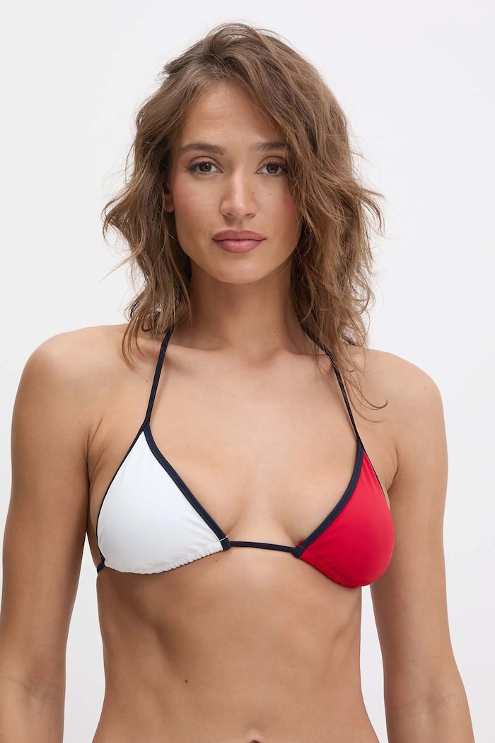Kupaći grudnjak Tommy Hilfiger Planet friendly mornarsko plava UW0UW05972