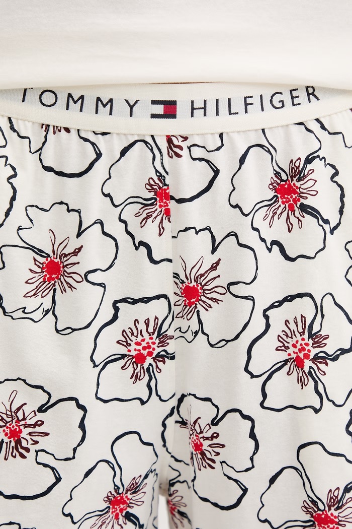 Tommy Hilfiger piżama dwuczęściowa damska bawełniana UW0UW05760