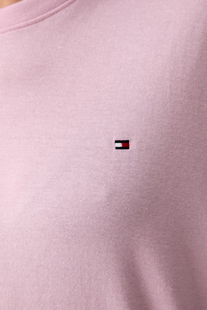 Tommy Hilfiger piżama dwuczęściowa damska bawełniana UW0UW05760 różowy