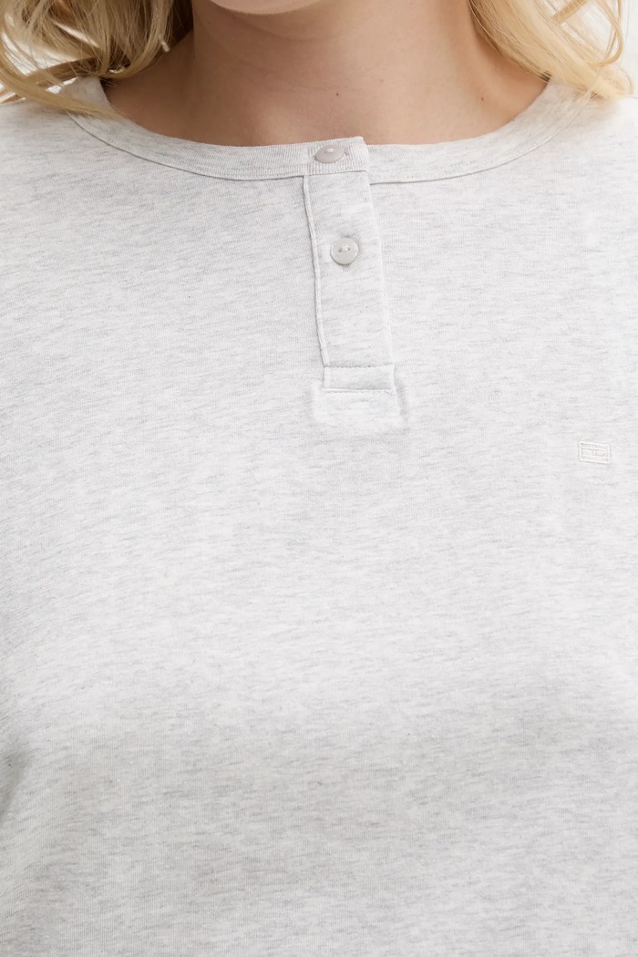 Pyžamové tričko Tommy Hilfiger UW0UW05778 šedá