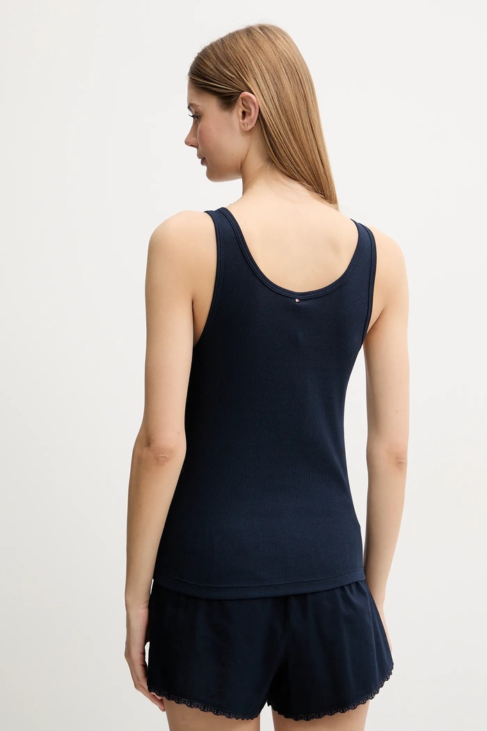 Oblečení Top Tommy Hilfiger UW0UW05791 námořnická modř
