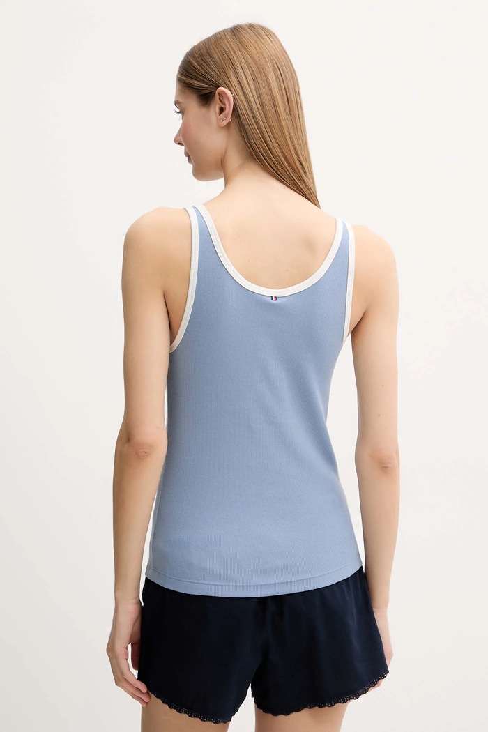 Tommy Hilfiger Top Tommy Hilfiger UW0UW05791 modrá SS25