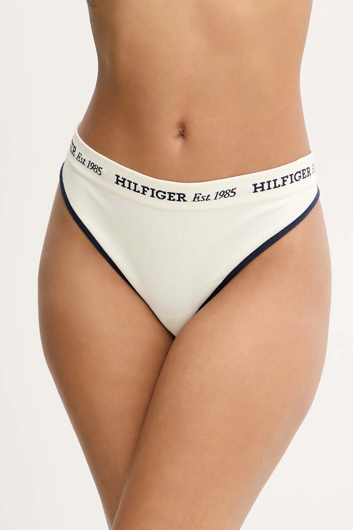 Tommy Hilfiger Stringi beżowy UW0UW05725