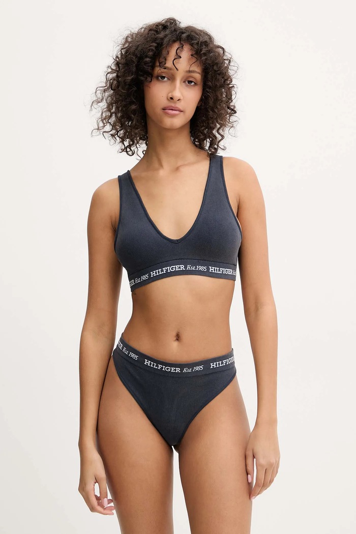 Odzież Tommy Hilfiger stringi UW0UW05725 granatowy