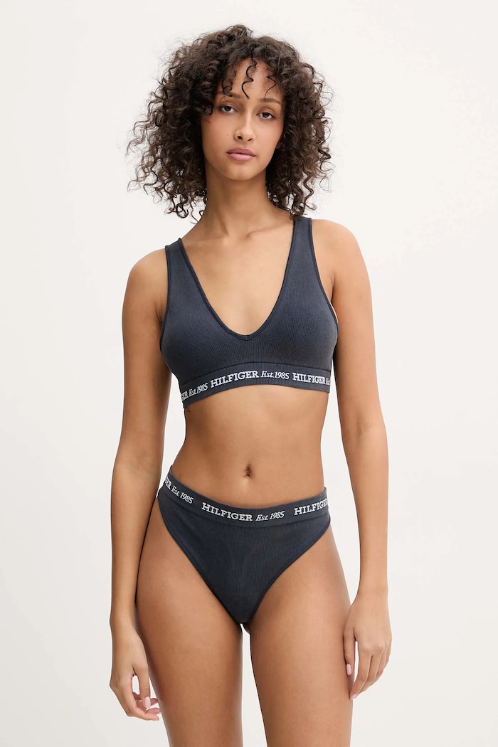 Odzież Tommy Hilfiger stringi UW0UW05725 granatowy