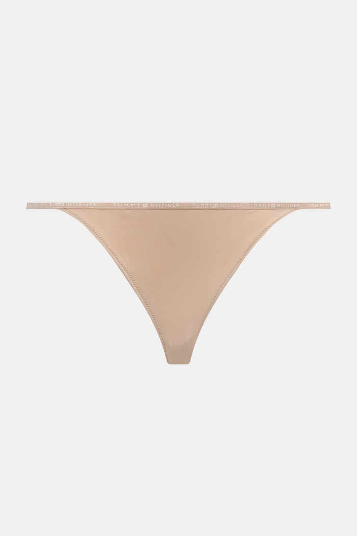 Tommy Hilfiger stringi damskie 3-pack UW0UW05756 beżowy SS26