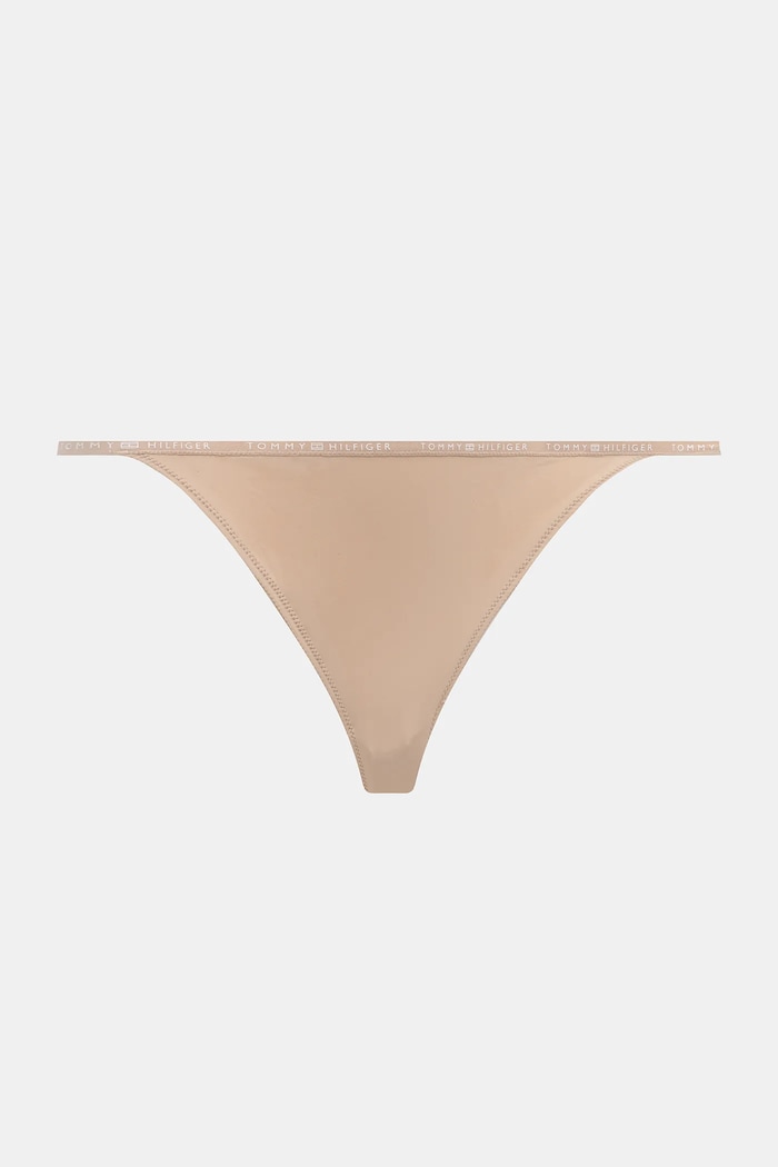 Tommy Hilfiger stringi damskie 3-pack UW0UW05756 beżowy SS26