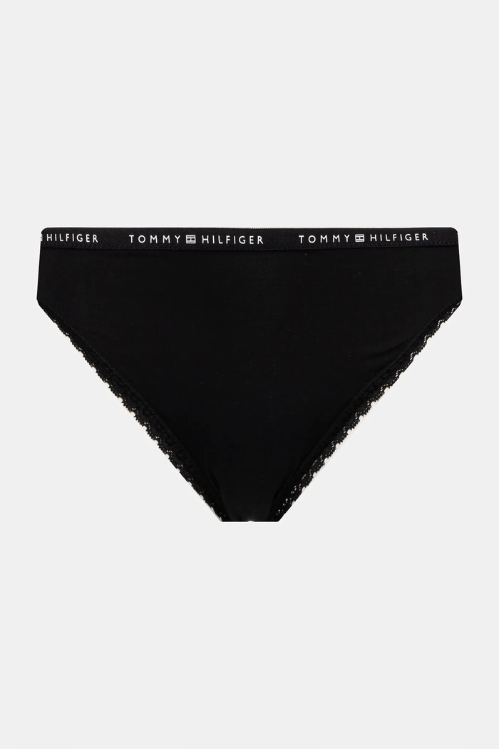 Nohavičky Tommy Hilfiger 3-pak UW0UW05933 čierna SS25