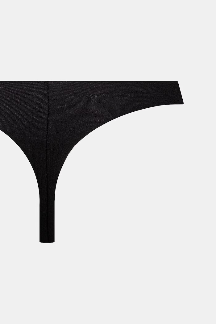 Tommy Hilfiger tanga női pamut elasztánnal 3-as csomag UW0UW05959 bézs