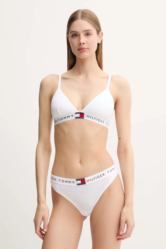 Oblečenie Tommy Hilfiger tangá dámske UW0UW06039 biela