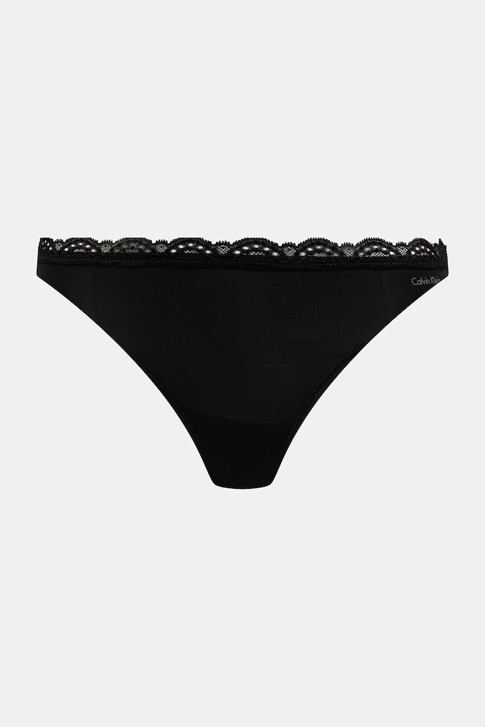 Oblečení Calvin Klein Underwear tanga dámské 3-pack LV00QD5300 fialová