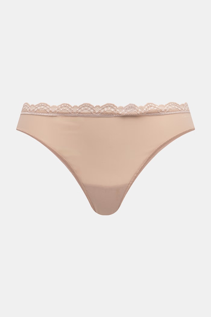 Oblečenie Calvin Klein Underwear tangá dámske 3-pak LV00QD5300 béžová
