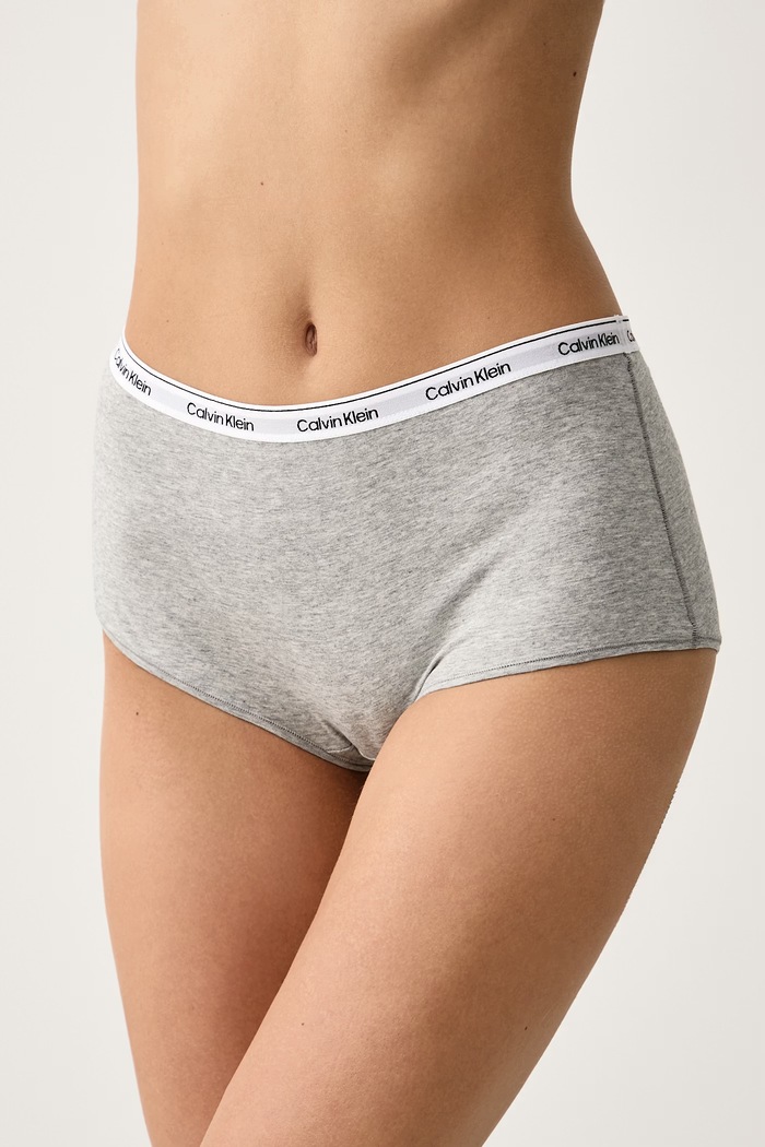 Calvin Klein Underwear Figi damskie z bawełną szary 000QD5195E
