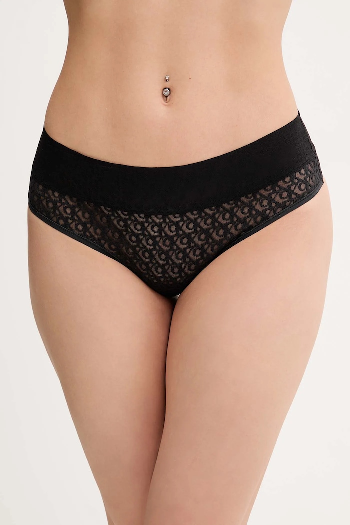 Calvin Klein Underwear bugyi csipke fekete 000QF7959E