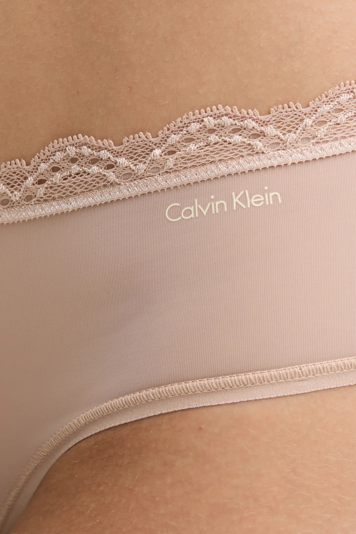 Ρούχα Calvin Klein Underwear κιλότα Γυναικεία LV00QD5273 μπεζ