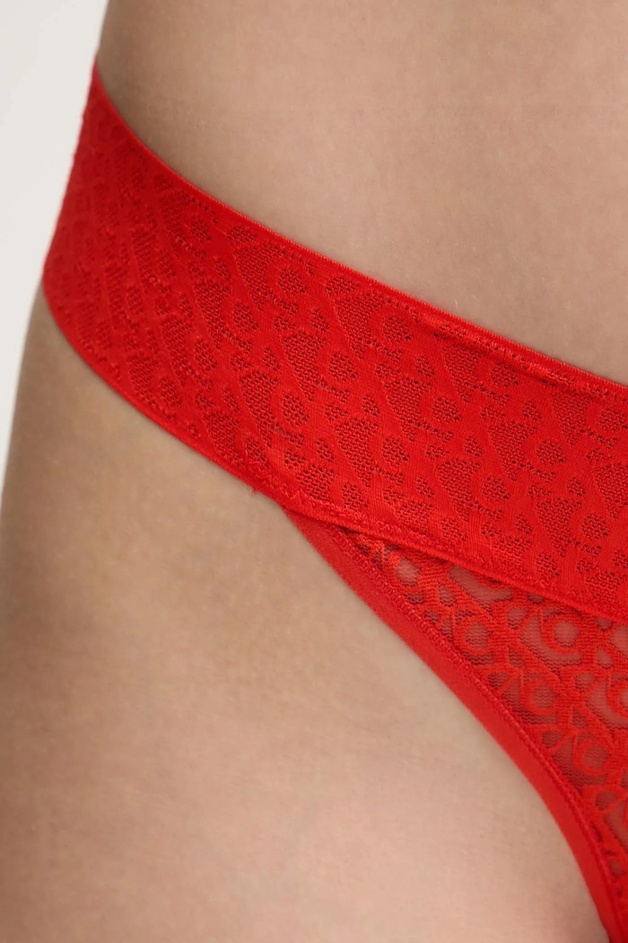 Ρούχα Calvin Klein Underwear στρινγκ γυναικεία LV00QD5282 πορτοκαλί