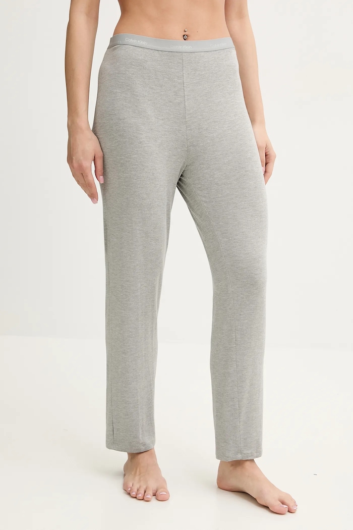 Calvin Klein Underwear pizsama alsó női modál sima szürke 000QS7285E