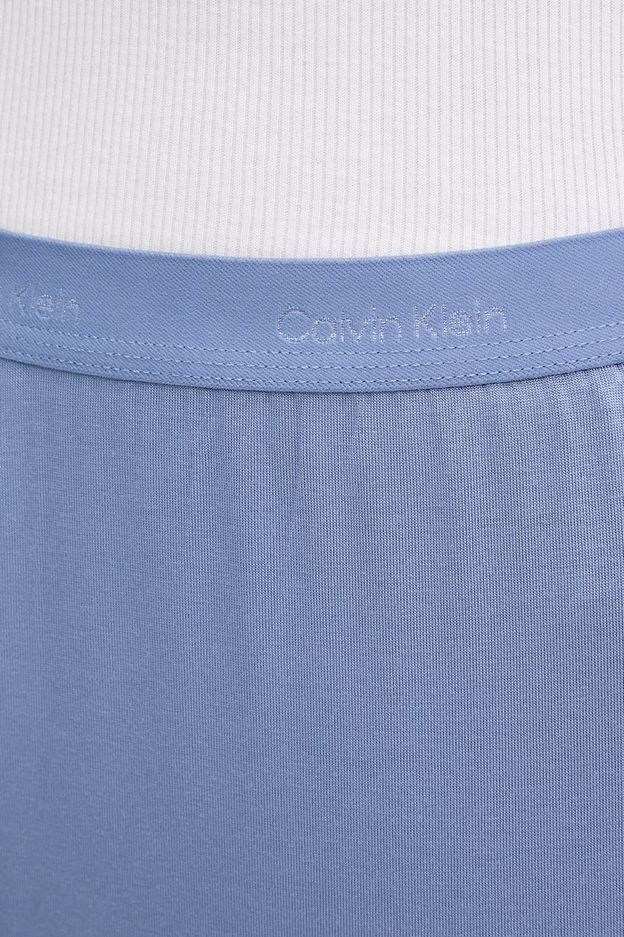 Calvin Klein Underwear spodnie piżamowe damskie z modalu niebieski 000QS7285E