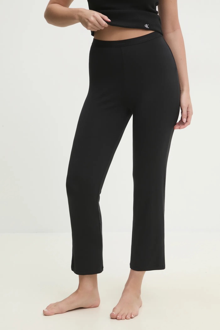 Calvin Klein Underwear долнище на пижама дамско с модал долнище черен 000QS7285E