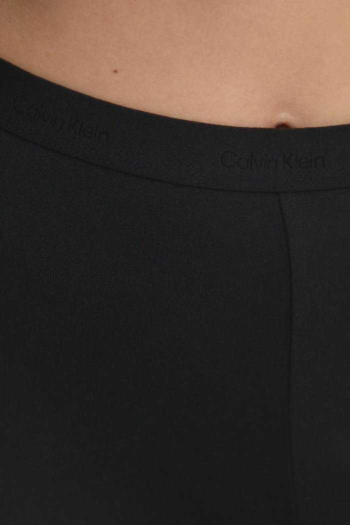 Дрехи Calvin Klein Underwear долнище на пижама дамско с модал 000QS7285E черен