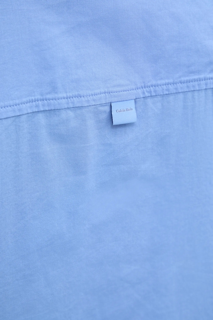 Bavlněná pyžamová košile Calvin Klein Underwear 000QS7314E fialová