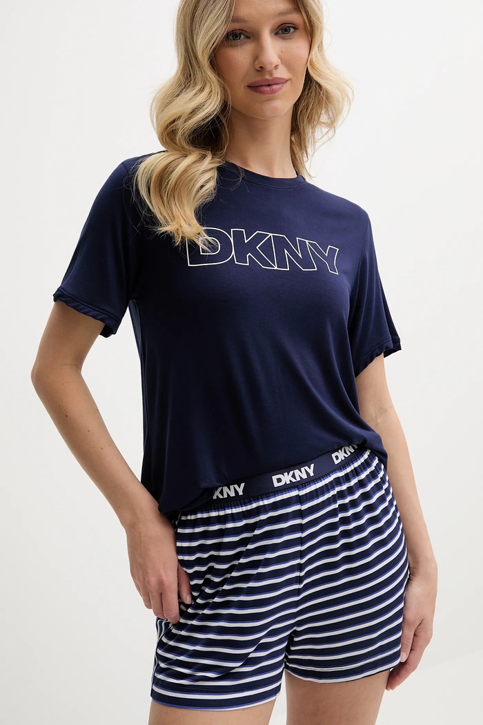 Pijama DKNY YI70051 bleumarin