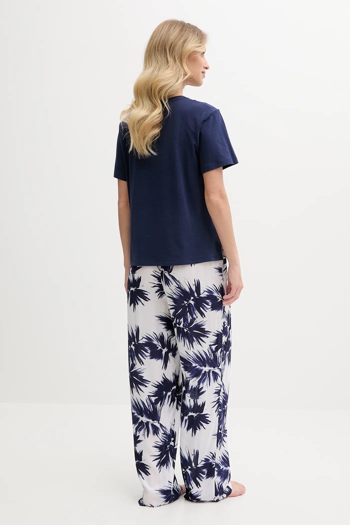 Pijama DKNY YI70052 bleumarin